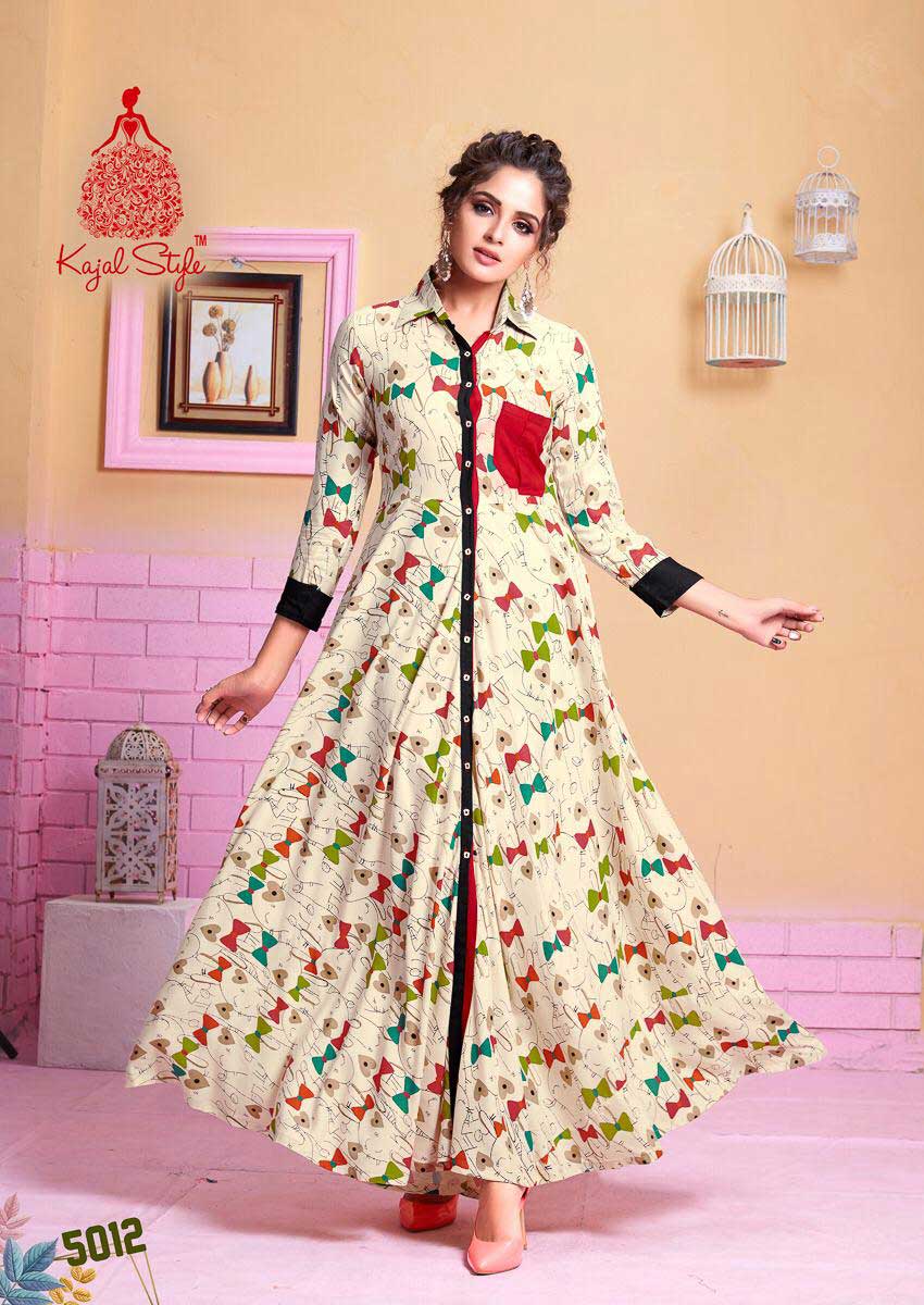 F.Season's Vol-5 Kajal Style Rayon Wholesale Kurti F.Season's Vol-5 Kajal Style Rayon Wholesale Kurti